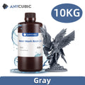 ANYCUBIC 10KG Water-Wash Resin For LCD 3D Printer High Precision Low Odor Low Viscosity 3D Printing Standard Photopolymer