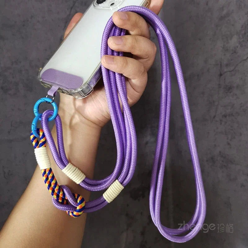 Crossbody and handheld phone strap, detachable strap, long anti loss design suitable for both men and women