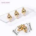 18K Gold Plated Brass Magnet End Clasp Connectors Metal Magnet Clasp Charms For Jewelry Making DIY Bracelet Necklace Accessories