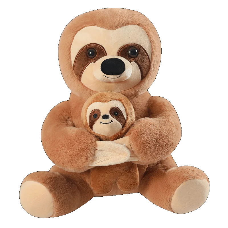 Kawaii Koala Mother And Child Series Plush Doll Simulation Penguin Dolphin Meerkat Sloth Tortoise Tiger Kangaroo Plush Toy Gifts