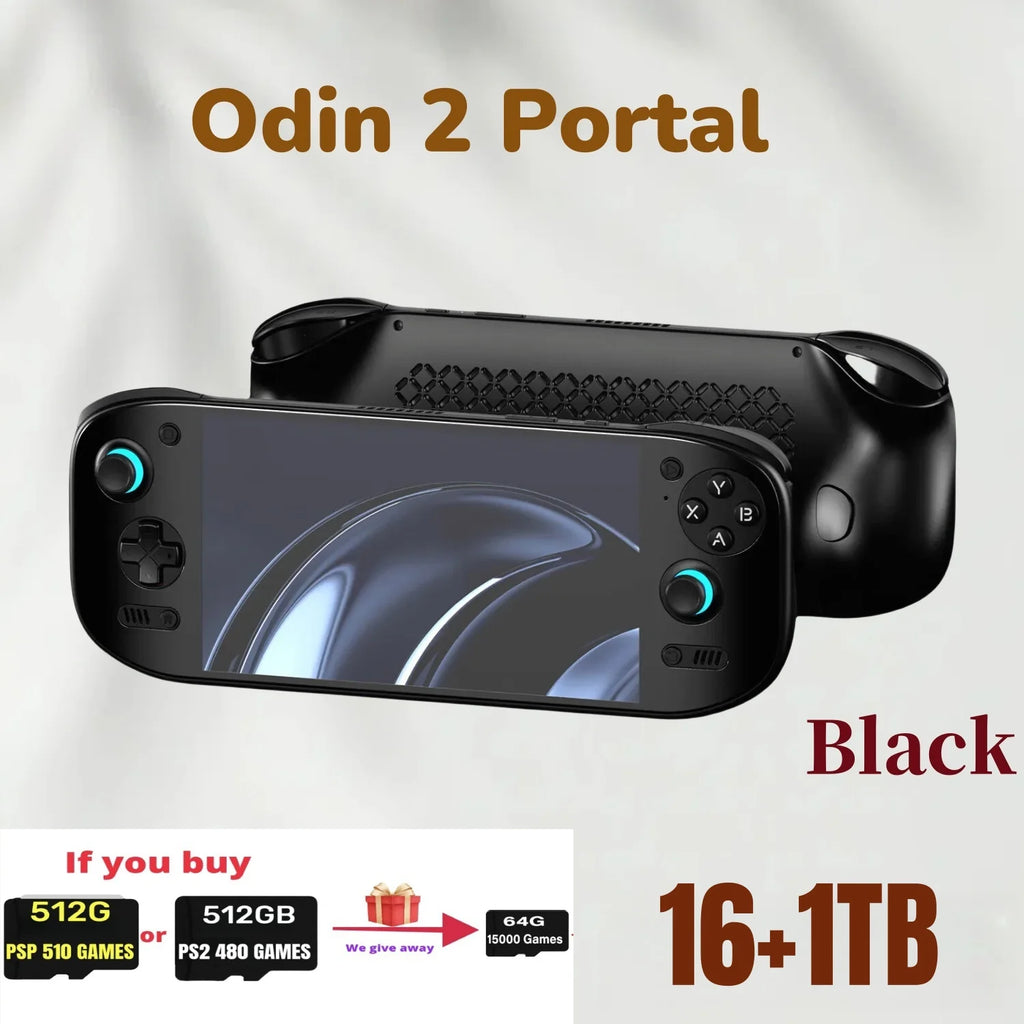 AYN Odin 2 Portal Handheld Game Console 7 Inch 120HZ Screen Android 13 8000mAh 8Gen2 Open Source Retro Video Game Player PS2 PSP
