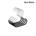 Durable Circle Ring Hat Hanger Versatile Steel Caps Round Hooks 5/10pcs Non-slip Hat Storage Hook Scarf Towel Tie Hanging Rack