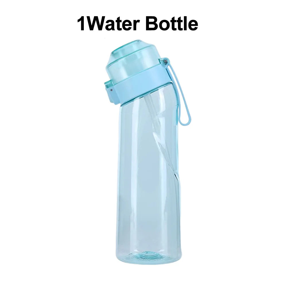 650ml Flavored Water Bottle Sports Drinking Bottle Flavor Pods Fruit Scent Up Water Cup for Outdoor Camping Fitness Fashion