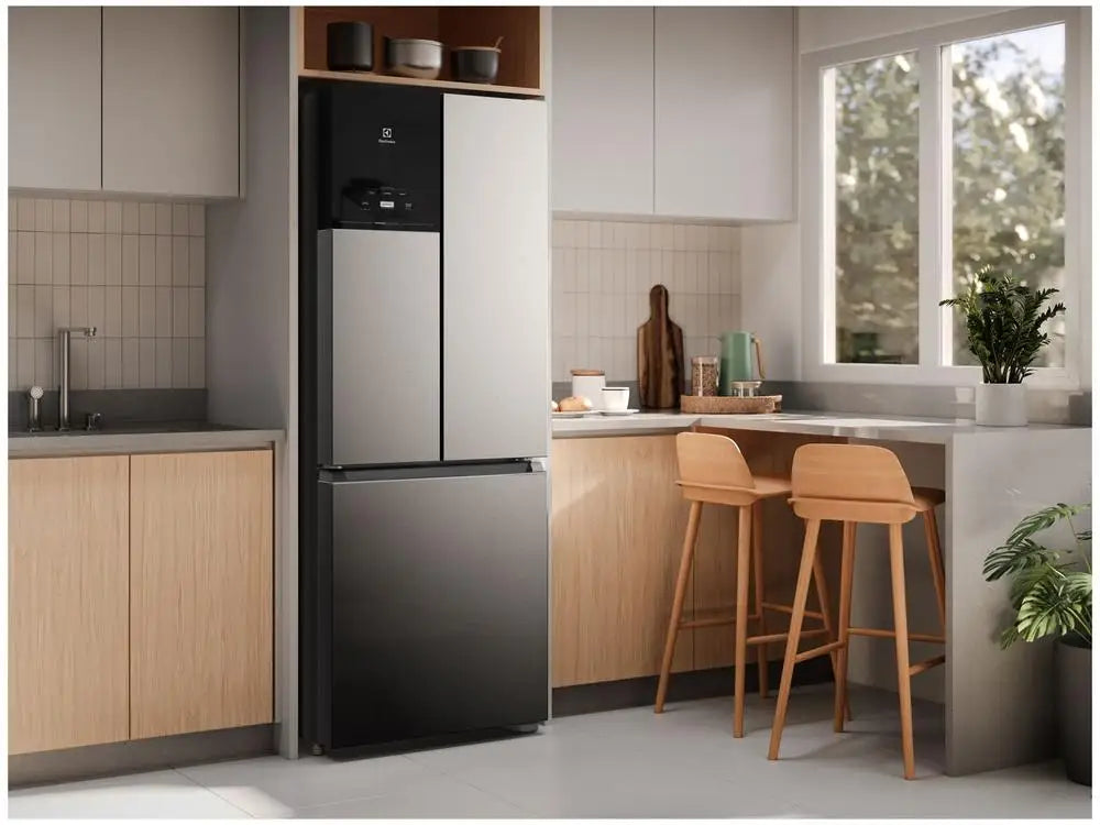 Refrigerator/Cooler Electrolux Frost Free French Door Inox Look 480L Efficient IM7S - 220V