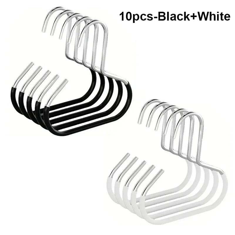 Durable Circle Ring Hat Hanger Versatile Steel Caps Round Hooks 5/10pcs Non-slip Hat Storage Hook Scarf Towel Tie Hanging Rack