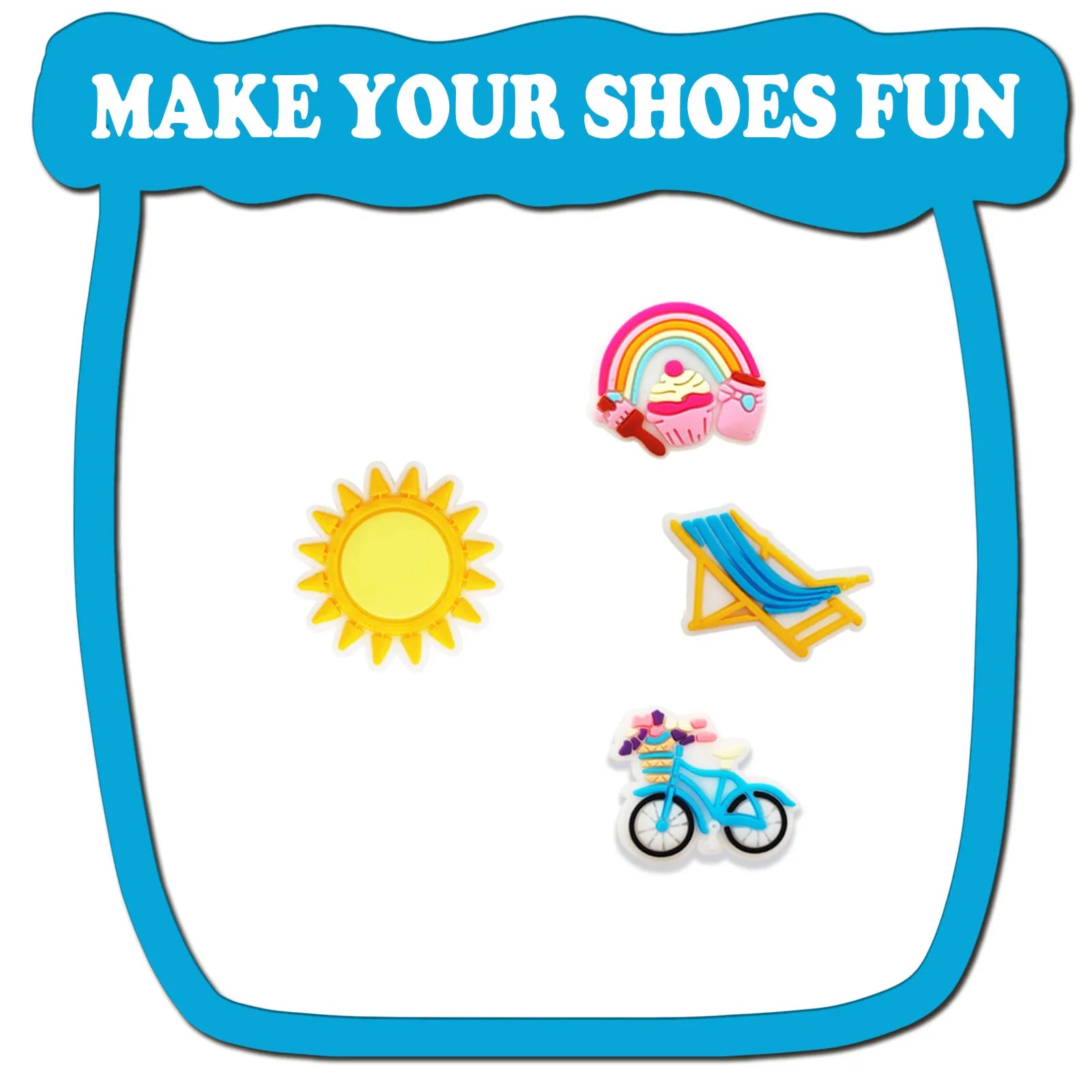 Shoe Charms Random 10/25/30Pcs Summer Beach Series Shoe Decoration Premium Quality Popular Charms Accessories Great Gift