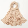 Classic Jersey Hijabs Scarf Plain Solid Color Scarves Style Head Wrap Headscarf for Women