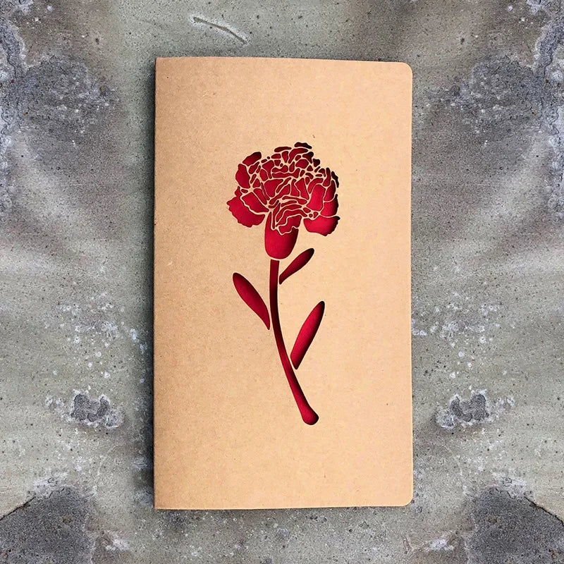 1pcs of Hollow Valentine's Day Mother's Day Greeting Card / Kraft Paper Card Holiday Cards Birthday Cards Blessing Gift Card