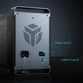 【OW Ship】Yottamaster 5Bay Hard Drive Enclosure USB C 5Gbps Type B SATA External Hard Drive Storage Case for 2.5" 3.5" HDD SSD