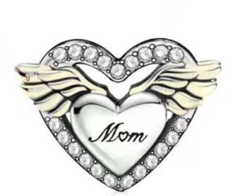 2024 New 925 Sterling Silver Bead Golden Heart-Shaped Lock Birthday Candle Charm Fit Bracelet DIY Women Jewelry