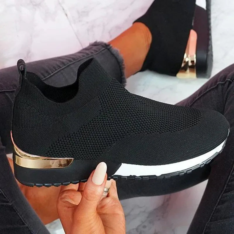 Sneakers Socks Woman 2022 Fashio Mesh Platform Sport Shoes Women Vulcanize Shoes Breathable Flat Casual Shoes Zapatos Mujer