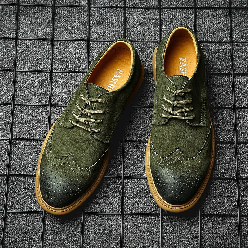 2022 New High Quality Men's shoes 100% Genuine Leather Casual Shoes Waterproof Work Shoes Cow Leather Loafers Plus Size 38-48