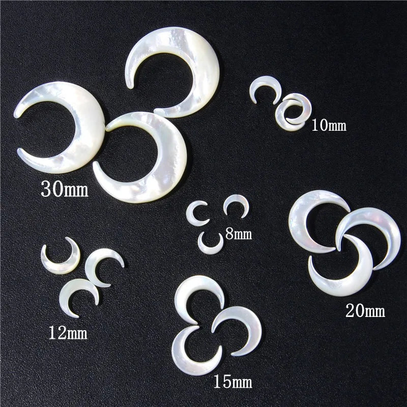 New In Natural Pearl Flower Shape Beads Mother of Pearl Charm Beads Natural Shell Bead for DIY Bracelet Necklaces Earrings Ring