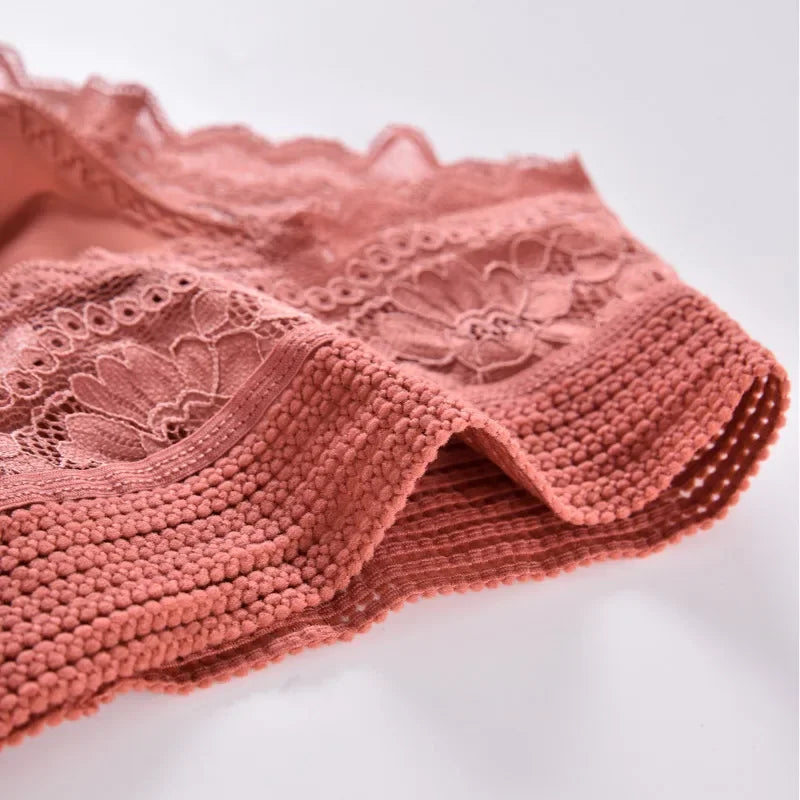 Sexy Lace Briefs High Waisted Women Underwear Elastic Breathable Panties Hollowed Out Embroidery Summer Lingerie Трусы Женские