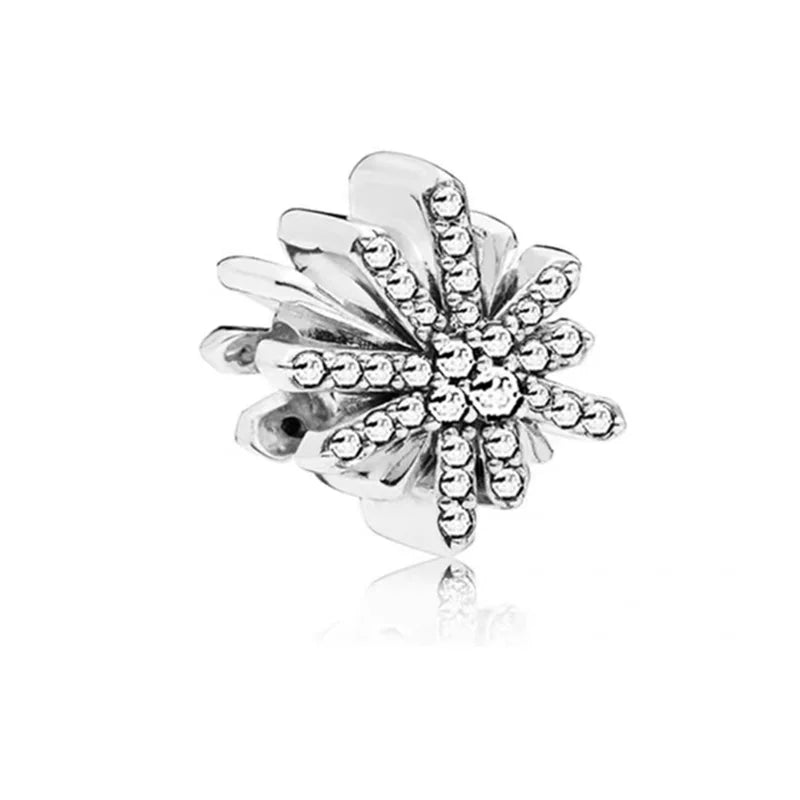 2026 Bestselling DIY Heart&Round Jewelry Gift Fit Original European Silver Bracelet Necklace Flower Charm Coffee Ice Cream Bead
