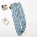 Japanese new style home service ladies pants spring and summer thin modal loose large size solid color home pants women bottoms