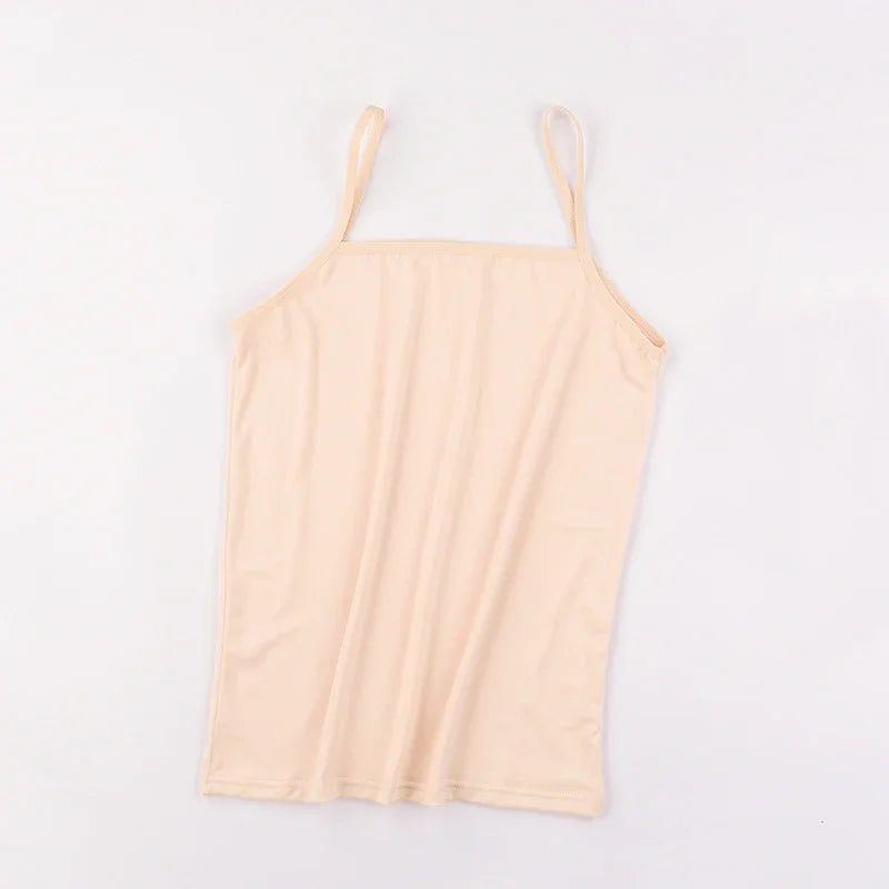 Summer Sexy Camisoles Women Crop Top Sleeveless Shirt Sexy Slim Lady Bralette Tops Strap Skinny Vest Camisole Base Vest Tops