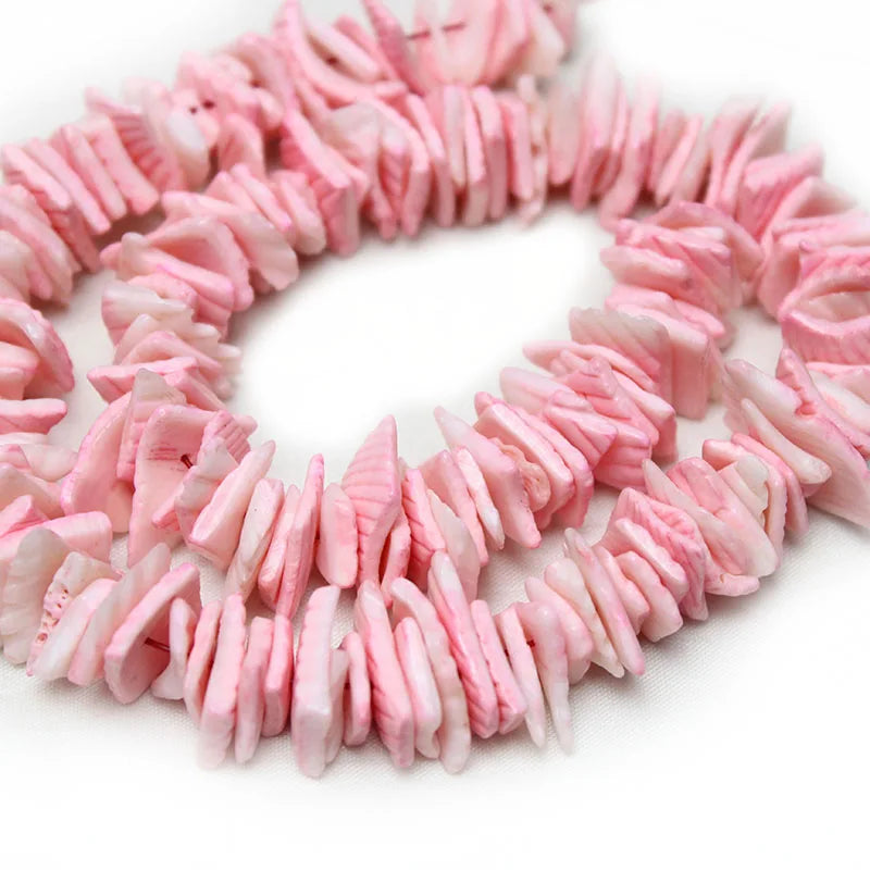 7-16mm Natural  Multi Color Mother of Shell Pearls Spacer Loose Beads  for Jewelry Making DIY Bracelets Necklace Earrings 15"