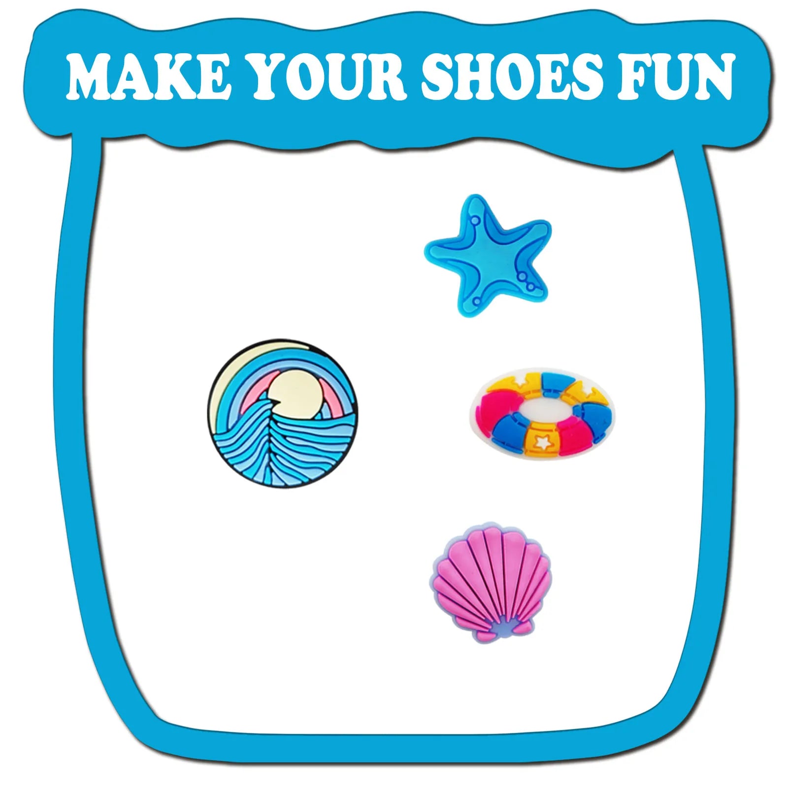 Shoe Charms Random 10/25/30Pcs Summer Beach Series Shoe Decoration Premium Quality Popular Charms Accessories Great Gift