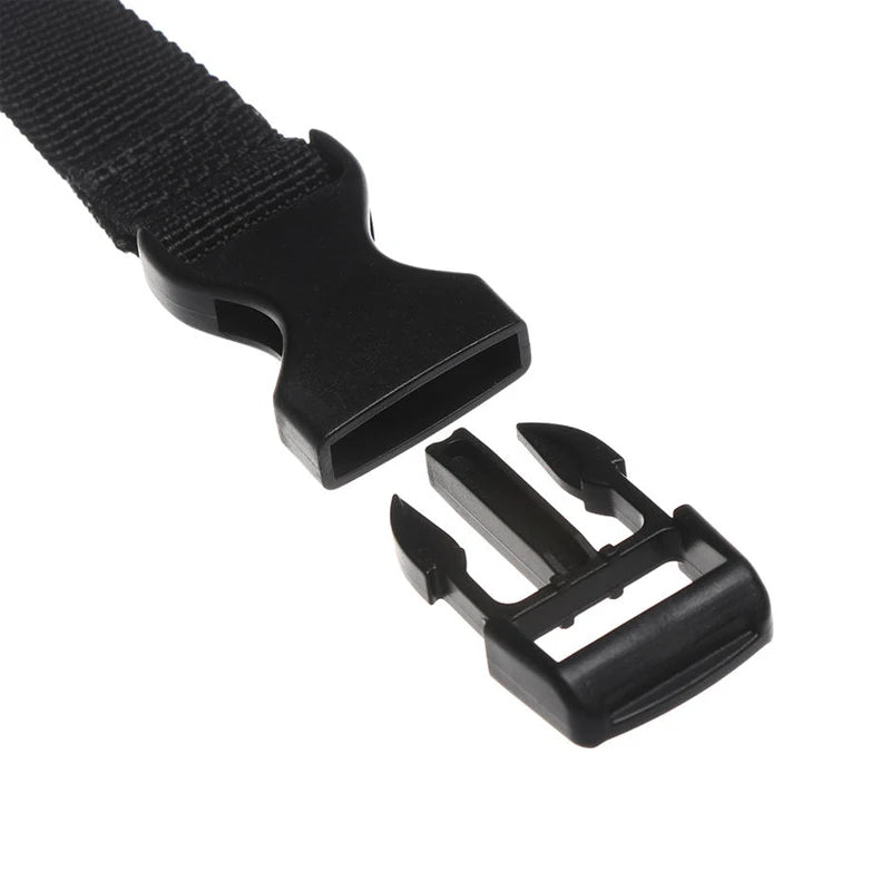 Black Durable Nylon 1/1.5/2m Travel Tied Cargo Tie Down Luggage Lash Belt Strap With Cam Buckle Travel Kits Outdoor Camping Tool