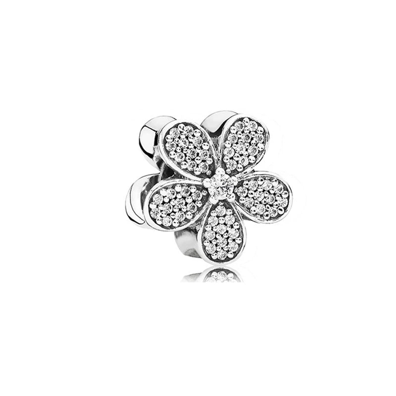 2026 Bestselling DIY Heart&Round Jewelry Gift Fit Original European Silver Bracelet Necklace Flower Charm Coffee Ice Cream Bead