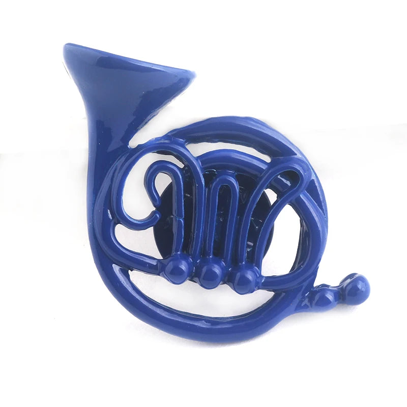 Movie How I Met Your Mother Pins Brooch HIMYM Cute Blue French Horn Yellow Umbrella Enamel Brooches Bag Hat Accessories