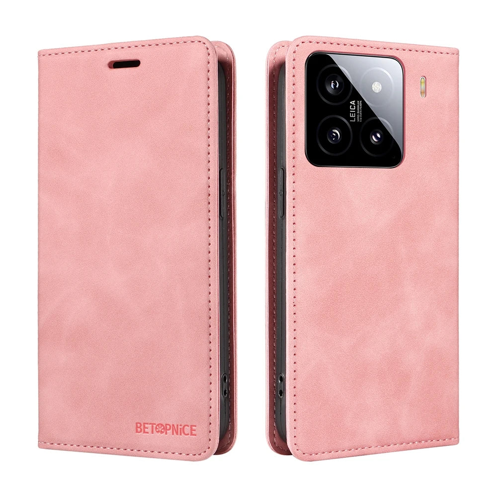 RFID Blocking Magnetic Wallet Case for Xiaomi 15T 15 14T 14 13T 11T 11X 10X Pro Ultra Book Leather Flip Cover Business
