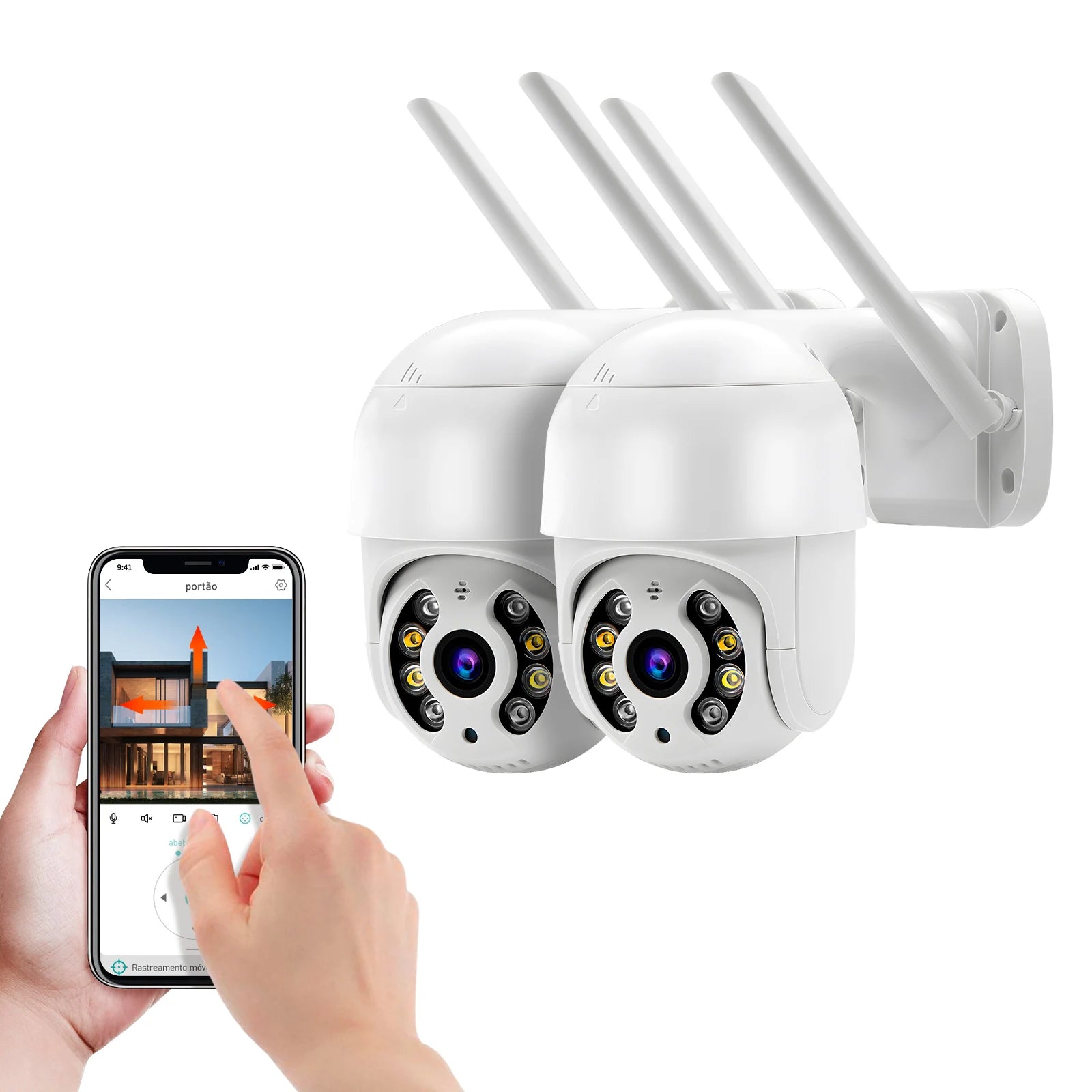 Wifi Security Camera Full Icsee Security Camera Wifi Monitor Camera Outdoor Wifi Surveillance Night Vision Waterproof