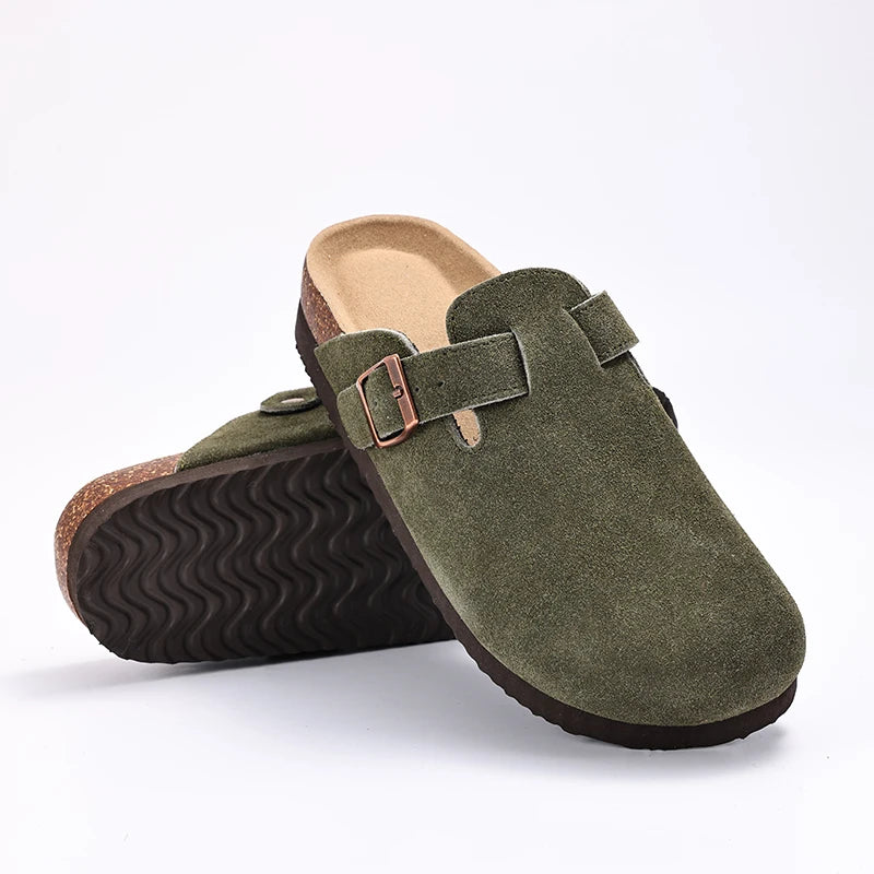 Bebealy Clogs For Women Slippers New Suede Clogs Shoes Outdoor Platform Nonslip Beach Slippers Summer Soft Men Clogs Slippers