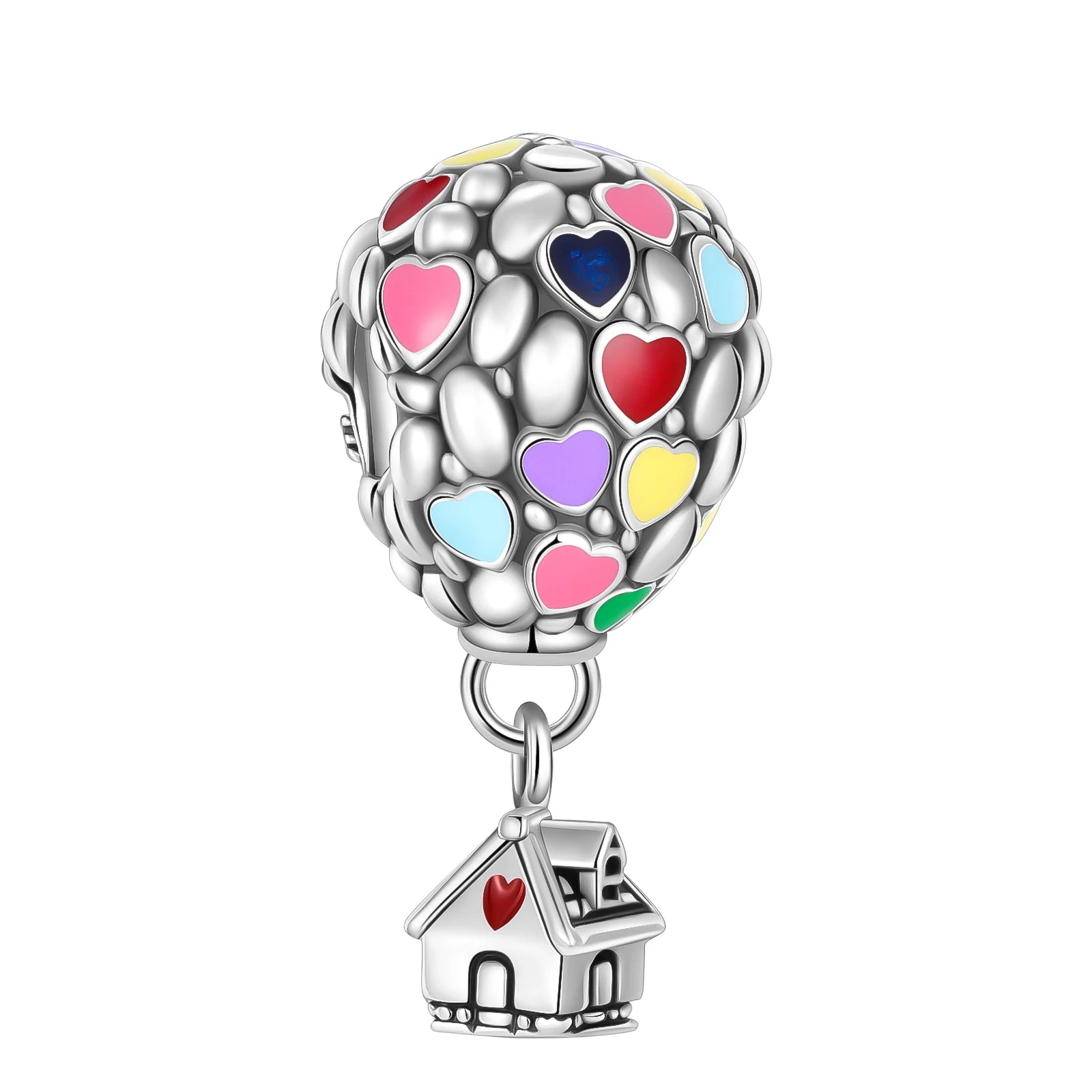 2024 New 925 Sterling Silver Bead Golden Heart-Shaped Lock Birthday Candle Charm Fit Bracelet DIY Women Jewelry