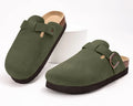 Bebealy Clogs For Women Slippers New Suede Clogs Shoes Outdoor Platform Nonslip Beach Slippers Summer Soft Men Clogs Slippers