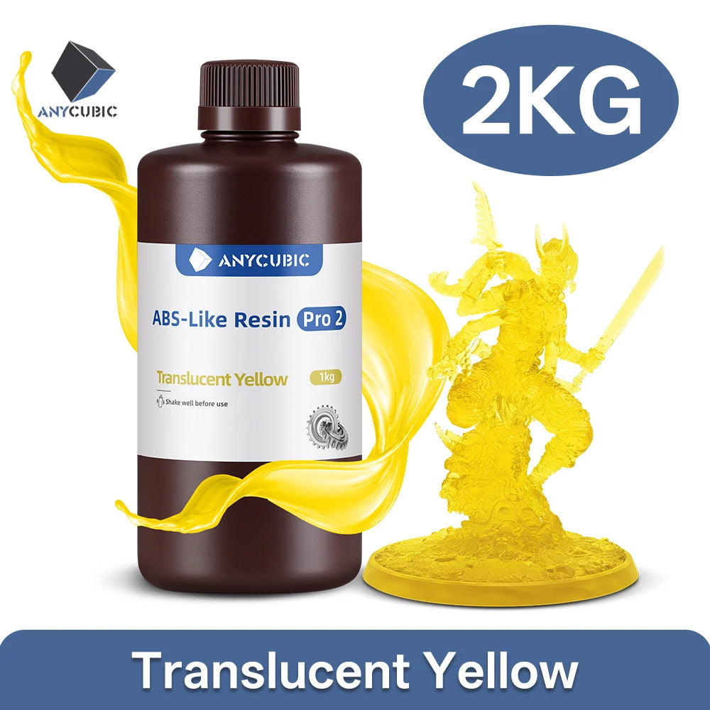 ANYCUBIC ABS-Like Pro 2 3D Printer UV Resin 405nm For LCD DLP Printers Strong Formula Printing Accuracy Up to 0.1mm ABS+ Update