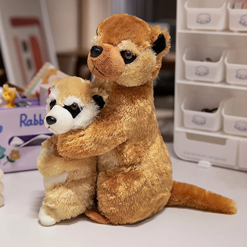 Kawaii Koala Mother And Child Series Plush Doll Simulation Penguin Dolphin Meerkat Sloth Tortoise Tiger Kangaroo Plush Toy Gifts