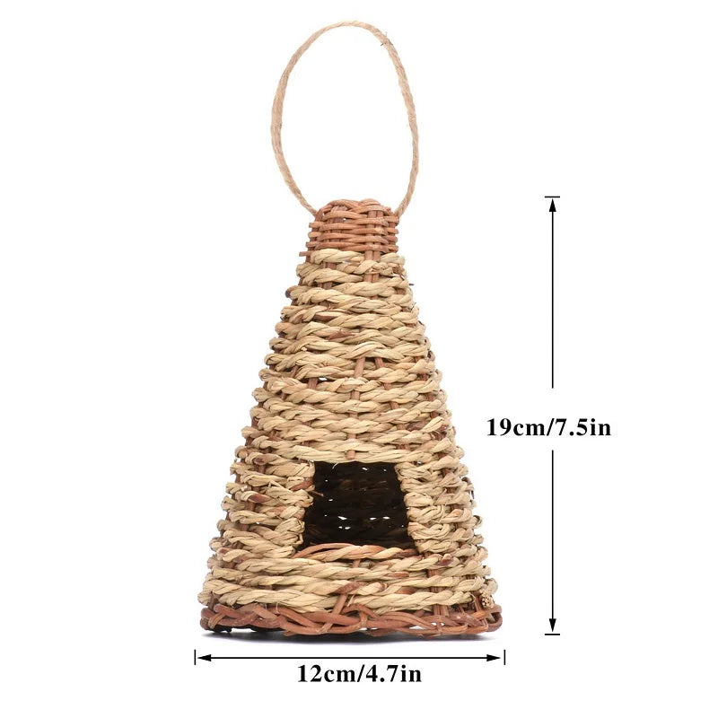 Bird House Creative Breathable Bird Nest Outside Parrot Bird Hanging House Outside Supplies