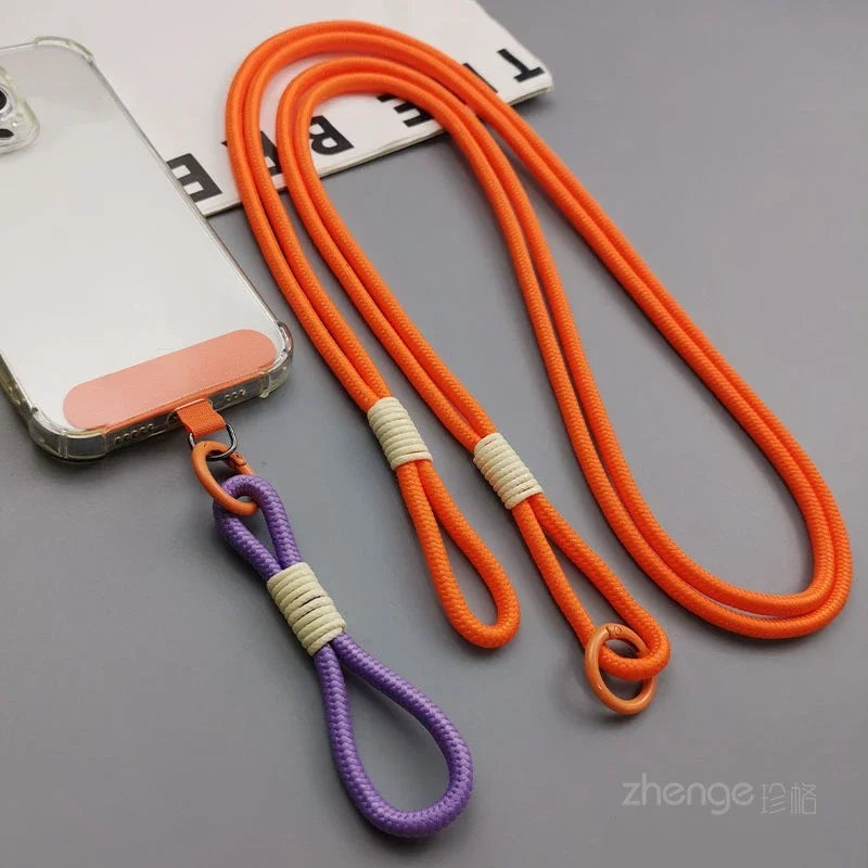 Crossbody and handheld phone strap, detachable strap, long anti loss design suitable for both men and women