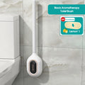 New Aromatherapy Toilet Brush Household No Dead Corner Toilet Wall Mounted Silicone Gap Cleaning Tool Bathroom Facilities