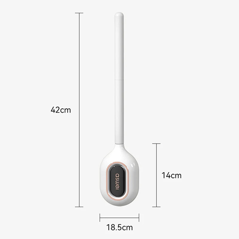 New Aromatherapy Toilet Brush Household No Dead Corner Toilet Wall Mounted Silicone Gap Cleaning Tool Bathroom Facilities