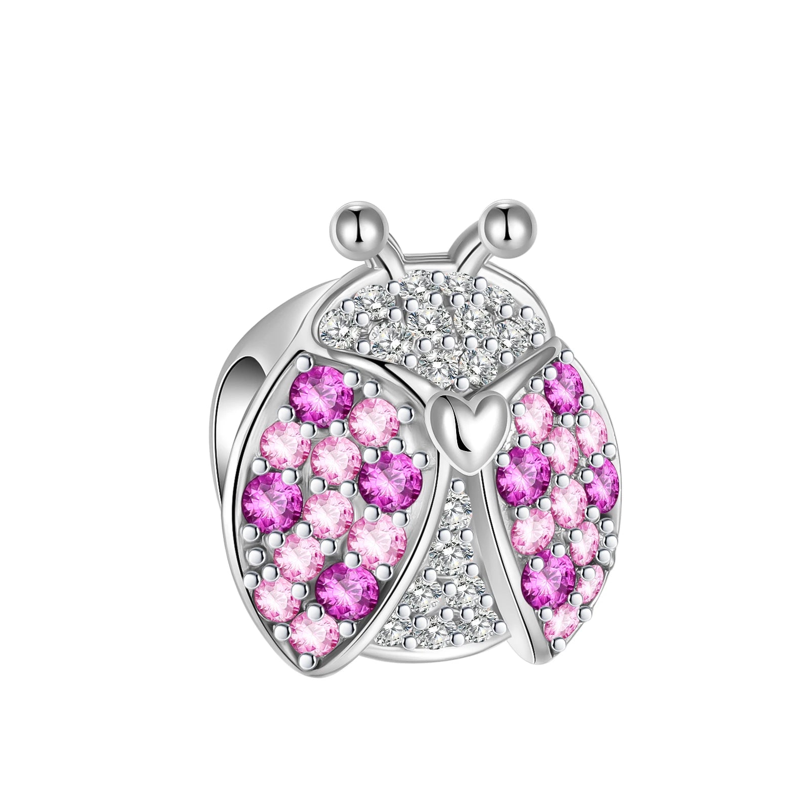 2024 New 925 Sterling Silver Bead Golden Heart-Shaped Lock Birthday Candle Charm Fit Bracelet DIY Women Jewelry