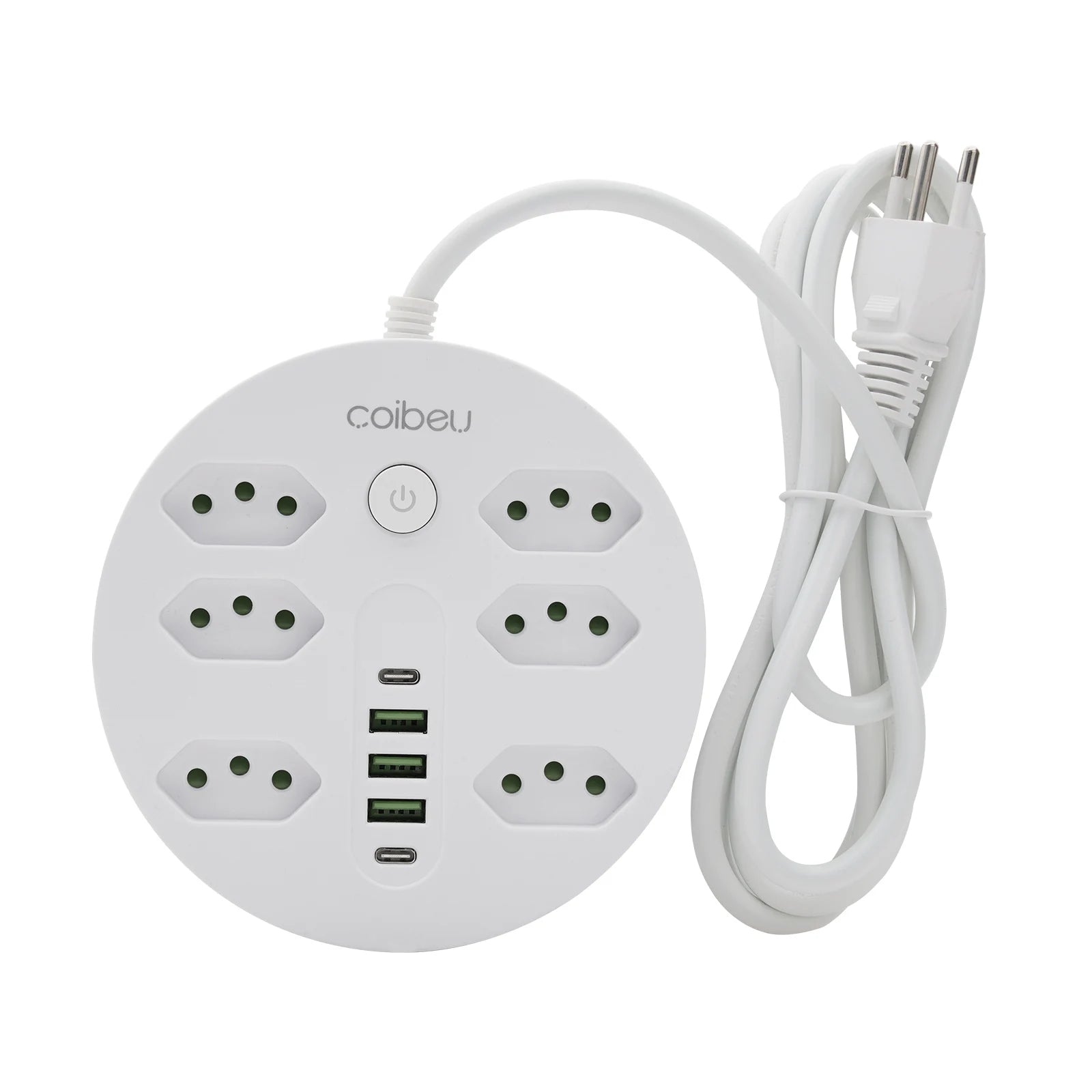 Line Filter, Electric Extension, Socket Extension, Socket Adapter, From Brazil, Coibeu, 10A, 110-220V, Usb Socket
