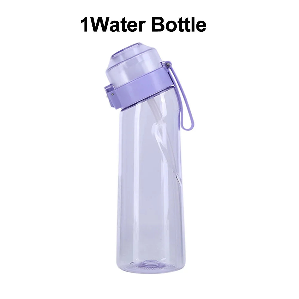 650ml Flavored Water Bottle Sports Drinking Bottle Flavor Pods Fruit Scent Up Water Cup for Outdoor Camping Fitness Fashion