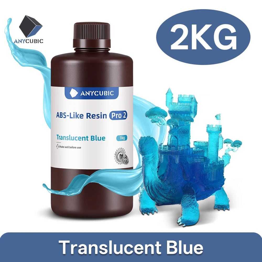 ANYCUBIC ABS-Like Pro 2 3D Printer UV Resin 405nm For LCD DLP Printers Strong Formula Printing Accuracy Up to 0.1mm ABS+ Update