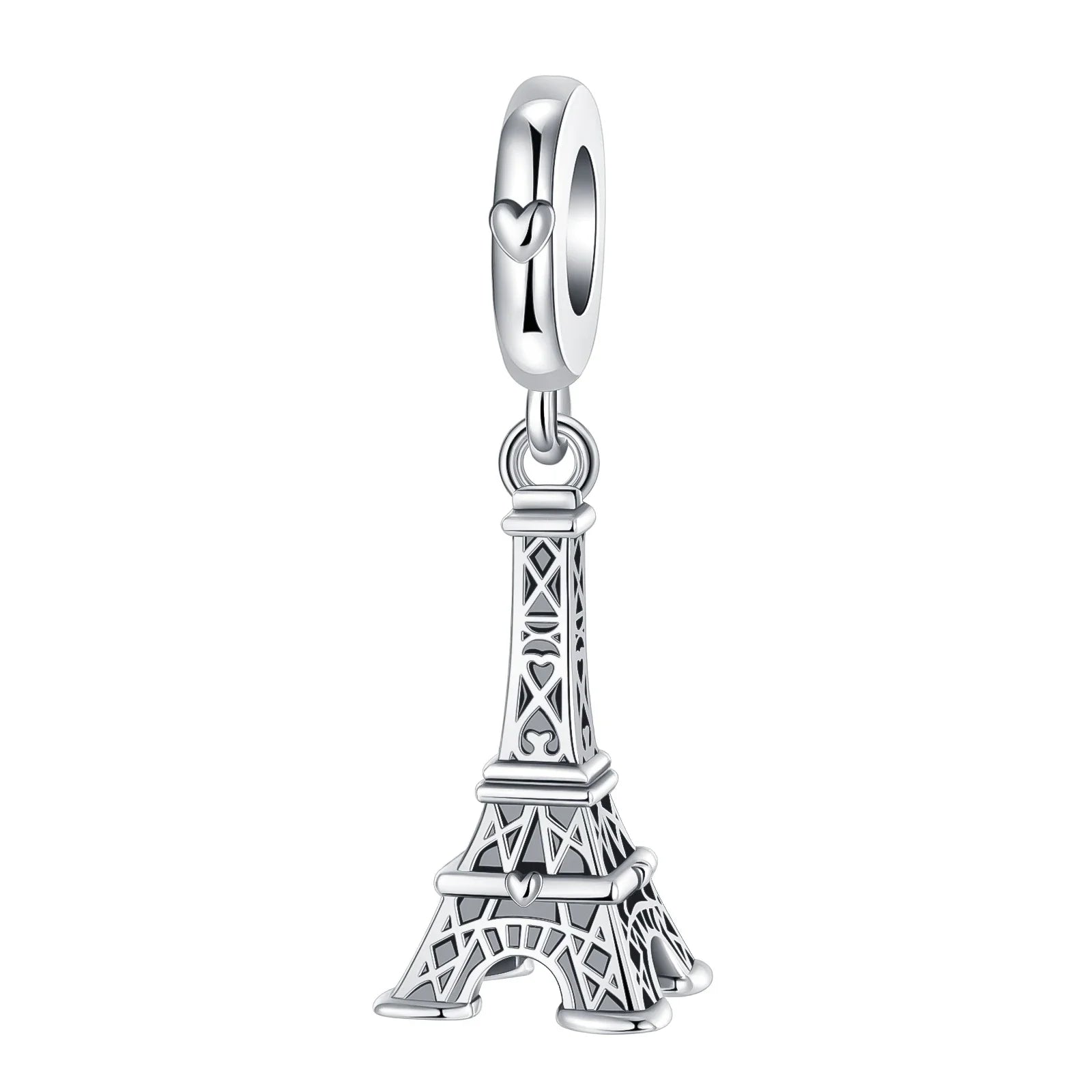 2024 New 925 Sterling Silver Bead Golden Heart-Shaped Lock Birthday Candle Charm Fit Bracelet DIY Women Jewelry