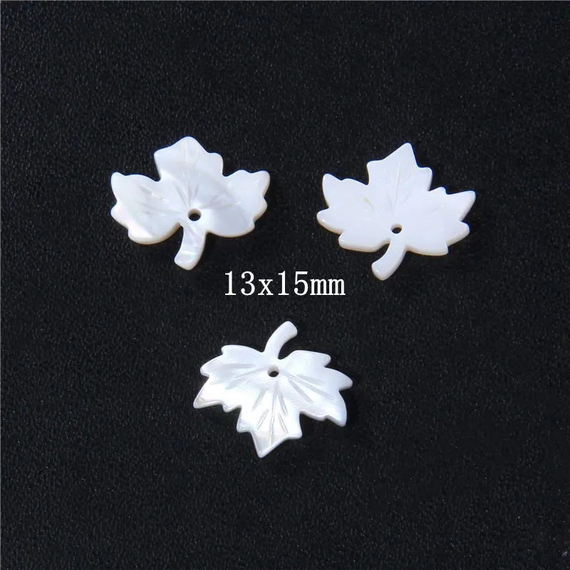 New In Natural Pearl Flower Shape Beads Mother of Pearl Charm Beads Natural Shell Bead for DIY Bracelet Necklaces Earrings Ring