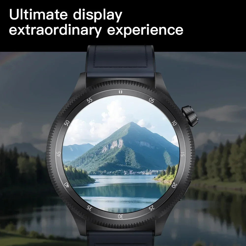 KUMI WATCH Gear GT3 1.43" AMOLED Screen Smart Watch Bluetooth Call Multi-language translation AIGC-ChatGPT Rotate to switch menu