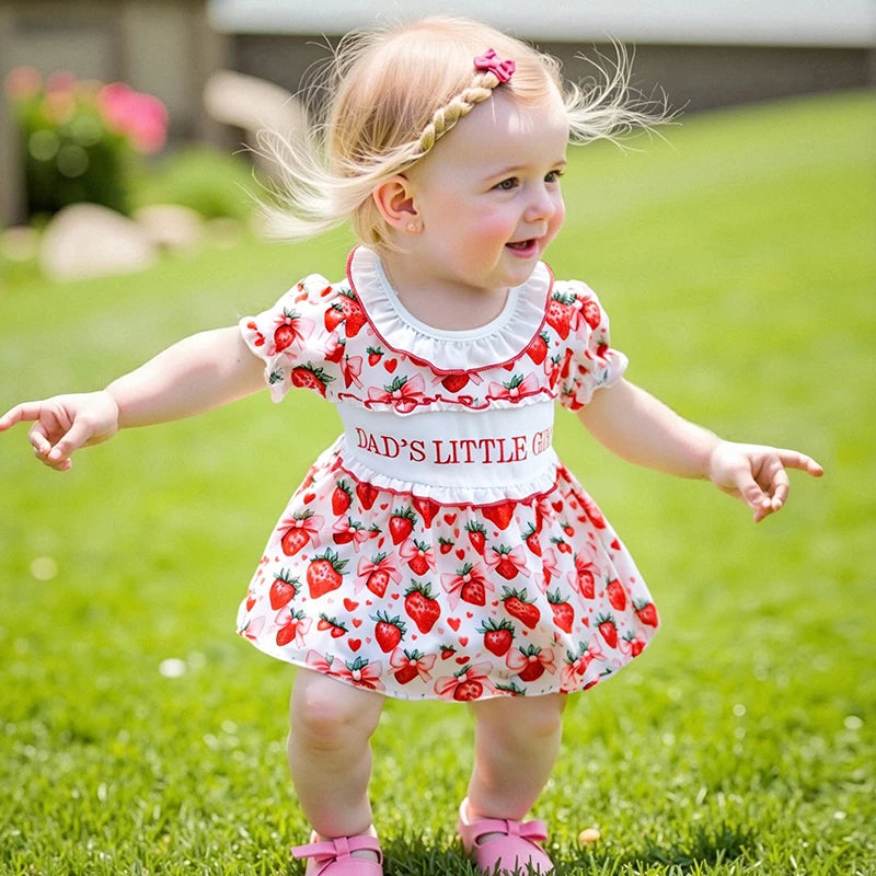 Adorable Toddler Floral Print Sleeveless Romper Dress with Bowknot Detail and Ruffled Hemline for Summer Beach Party