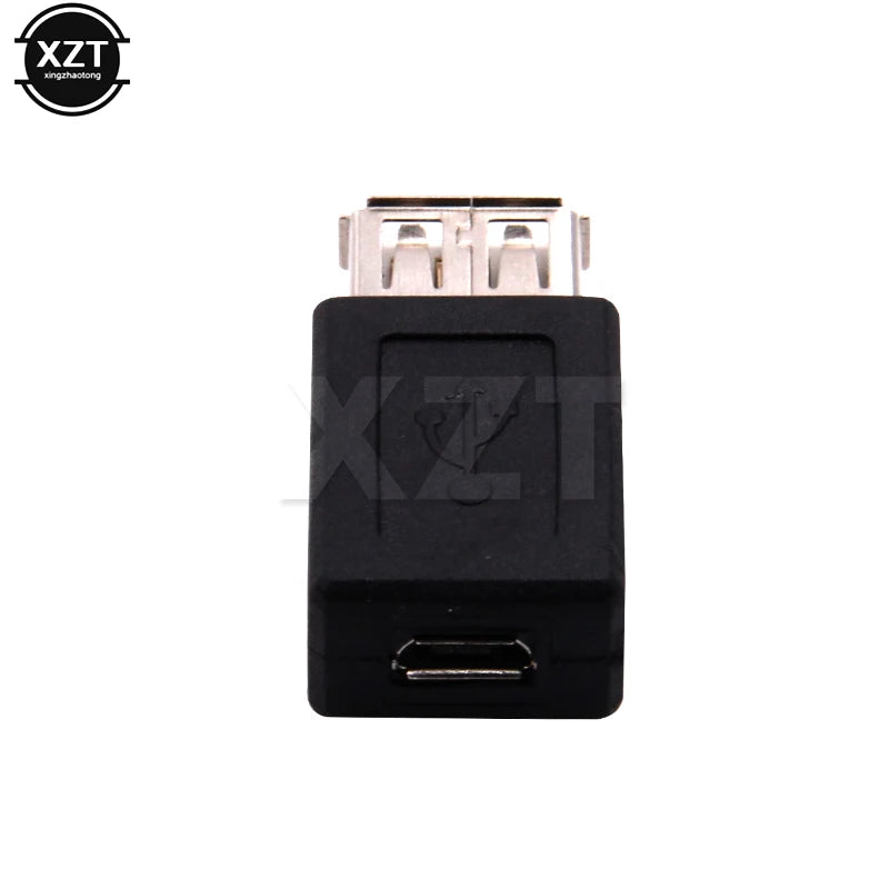 Mother USB 2.0 Female Type A to Micro USB B Female Adapter Plug  ADAPTOR usb to Micro Usb charge data for Mobile Phone Connector