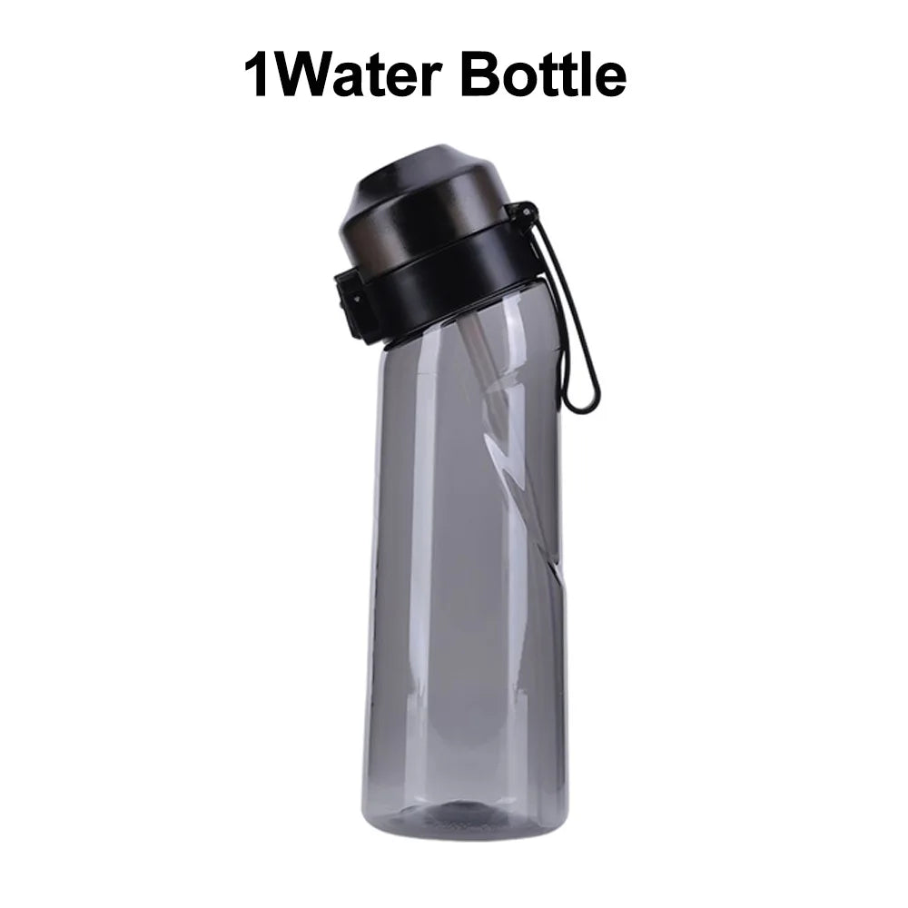 650ml Flavored Water Bottle Sports Drinking Bottle Flavor Pods Fruit Scent Up Water Cup for Outdoor Camping Fitness Fashion