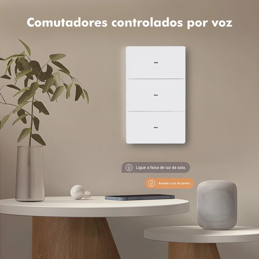 Tuya, N + L With Neutral, Wifi Smart Switch, Control, Switch, Wifi Smart Switch, Tuya Switch, From Brazil