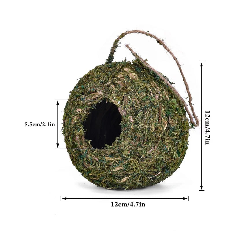 Bird House Creative Breathable Bird Nest Outside Parrot Bird Hanging House Outside Supplies