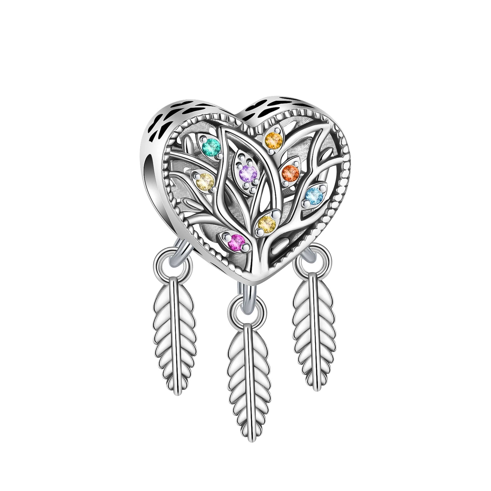 2024 New 925 Sterling Silver Bead Golden Heart-Shaped Lock Birthday Candle Charm Fit Bracelet DIY Women Jewelry
